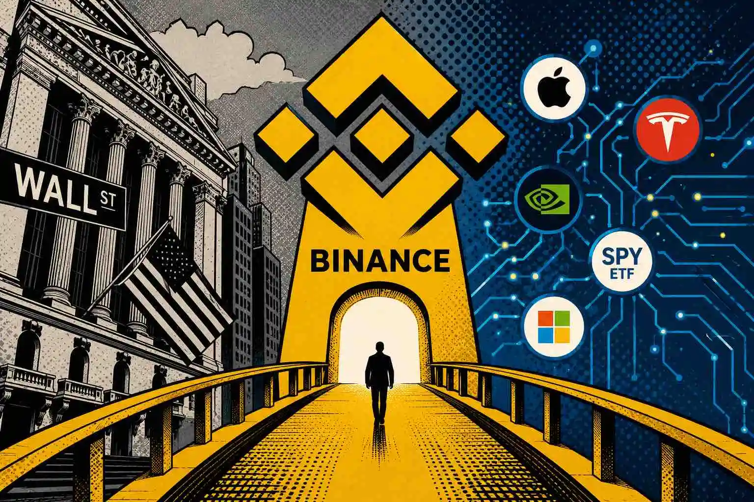 Binance entra a Wall Street con acciones tokenizadas