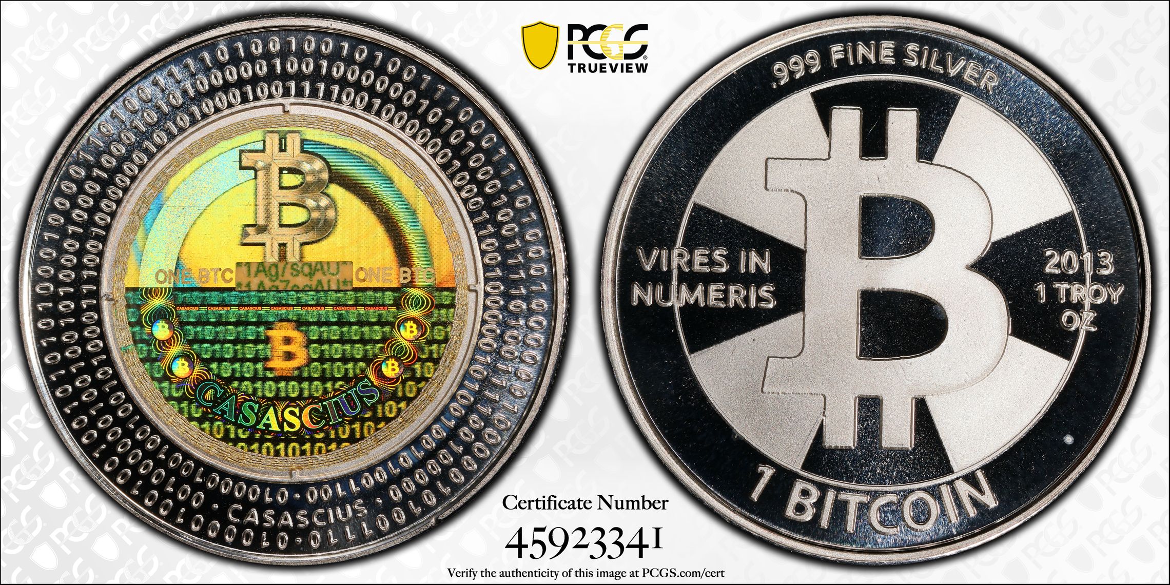 Canjea una moneda Casascius de 1 BTC sellada desde 2012