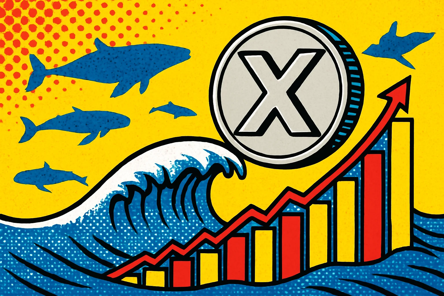 XRP sube con impulso de ballenas, retail al margen