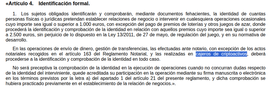 España elimina el anonimato en cajeros cripto y refuerza el control de fondos