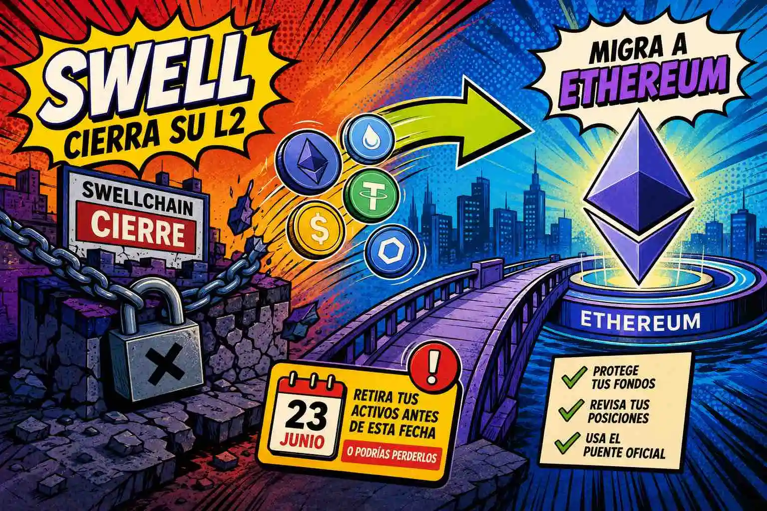 Swell cierra su red Layer 2 y acelera la migración a Ethereum