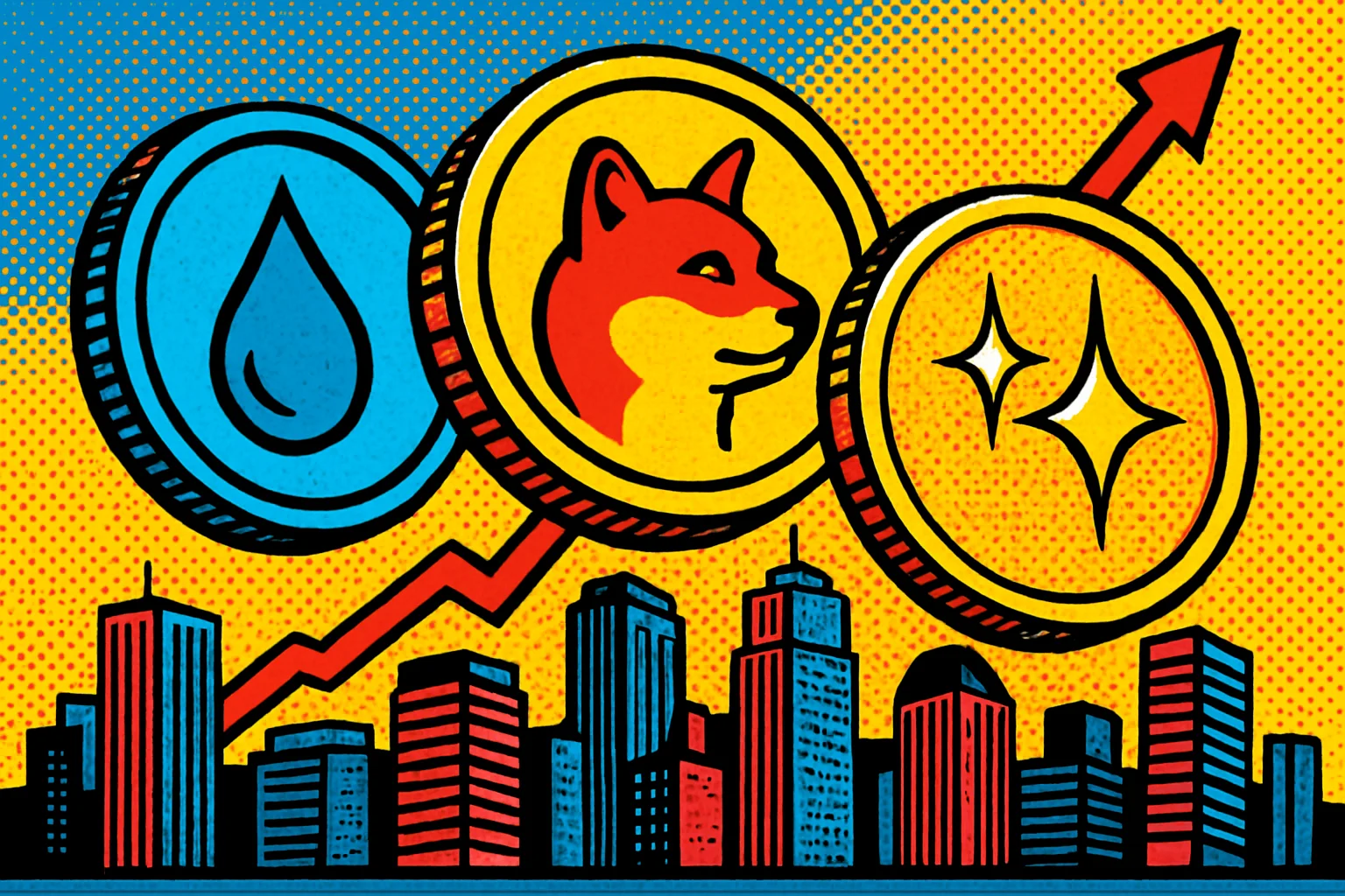 XRP apunta a $1,50 mientras SHIB y Solana buscan recuperar terreno