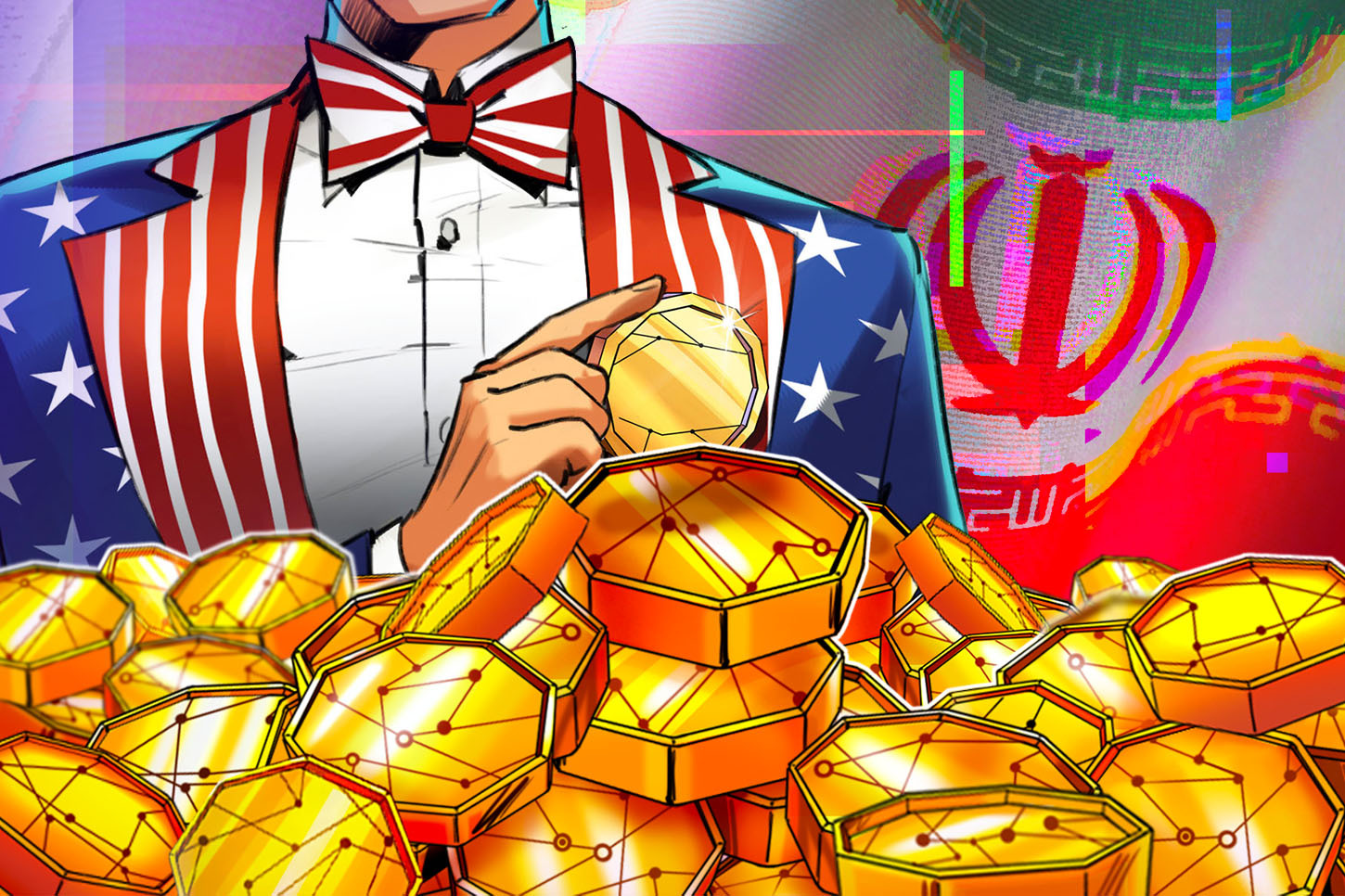 Estados Unidos planea incautar 1 B$ de cripto vinculada a Irán