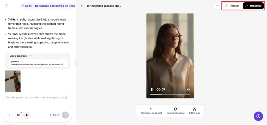 IA para marcas ópticas: videos dinámicos de gafas