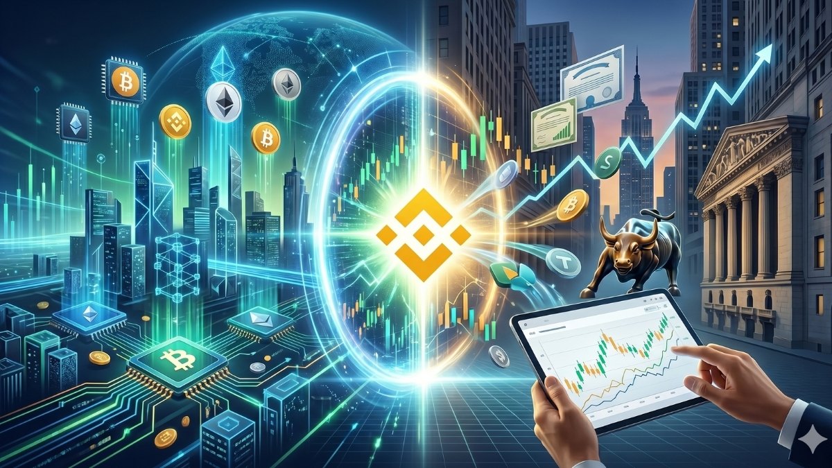 Mientras todo se tokeniza, Binance lanza acciones reales: ¿cuál es el objetivo?